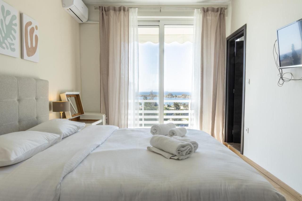 Modern Apt In Glyfada A Breath Away From The Sea - The View Athen Exterior foto